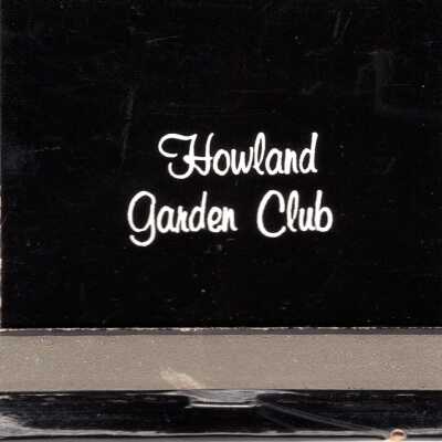 Howland Garden Club Matchbook
