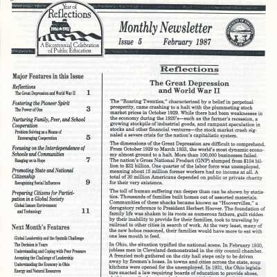 Issue 5, Public Education Bicentennial Newsletter, 1987
