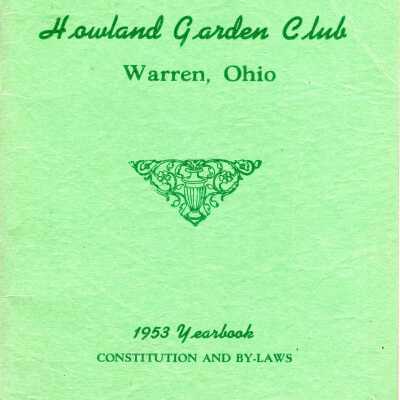 Howland Garden Club 1953