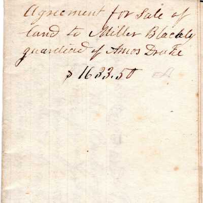 Agreement For Sale of Land
