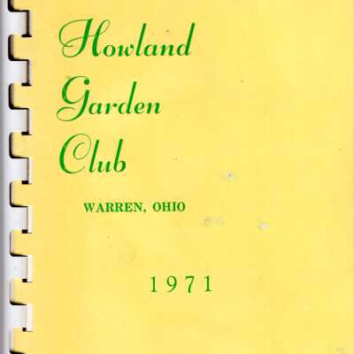 Howland Garden Club 1971