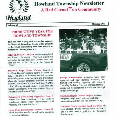 Howland Township Newsletter