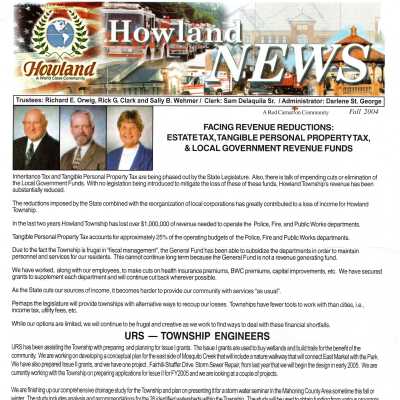 Howland Newsletter