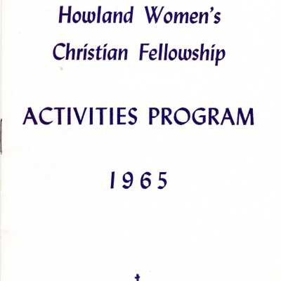 Howland Community Church 1965