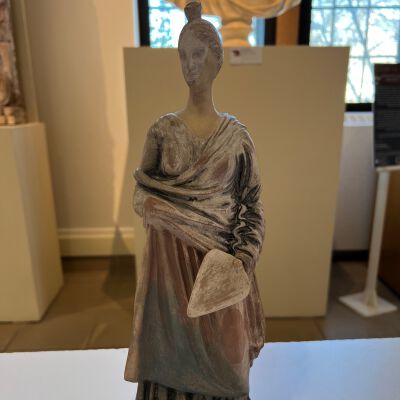 Tanagra Figurine with Fan