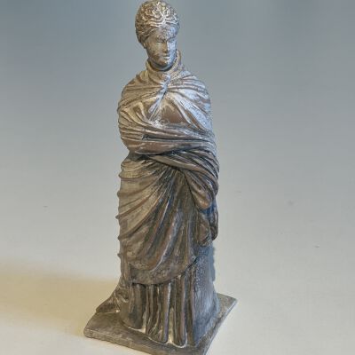 Tanagra Figurine with Covered Hands