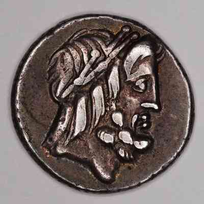 M. Volteius - AR Denarius