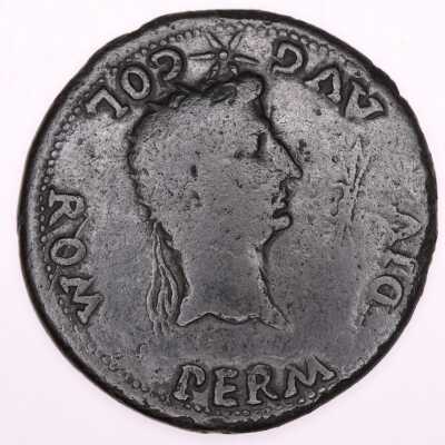 Augustus & Livia - AE Dupondius