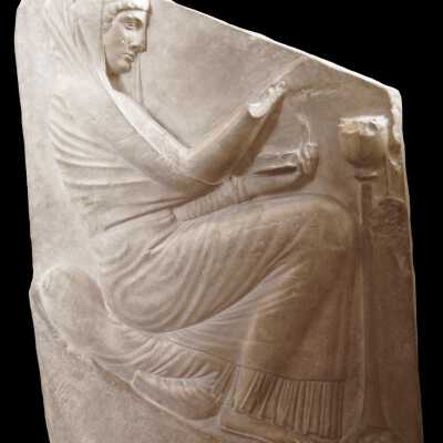 Ludovisi Throne (Right Panel) Woman Burning Incense