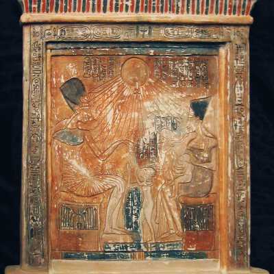 The Stele of Akhenaten and his Family