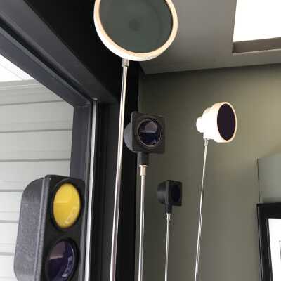 Set of Three - Signal Sculptures (1 single signal & 2 double signals)