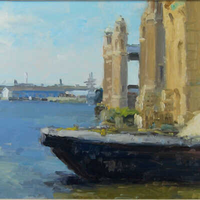 River with Old Shipping Docks (c 1988)