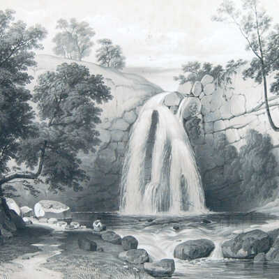 The Waterfall in Posforth Gill, Wharfdale