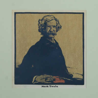 Mark Twain / from Twelve portraits. Second series by William Nicholson