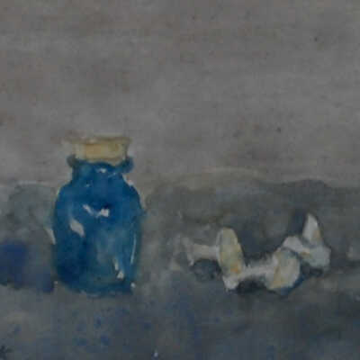 Still Life with Blue Jar
