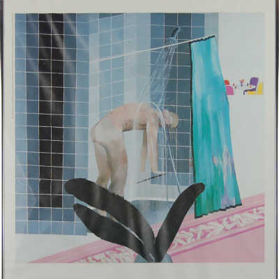 Man in Shower in Beverly Hills - Tate Gallery Poster