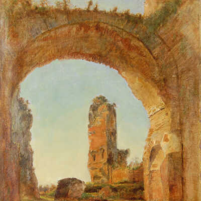 In the Baths of Carracalla, Rome