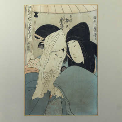The Courtesan Unegawa and Chubei
