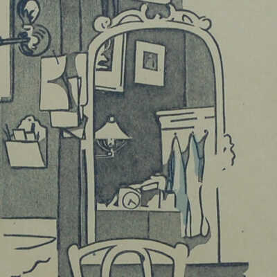 MISS TERRY'S DRESSING-ROOM at the Lyceum Theatre, London