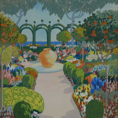 Les Jardins Précieux - Plate 3, "La Jarre"