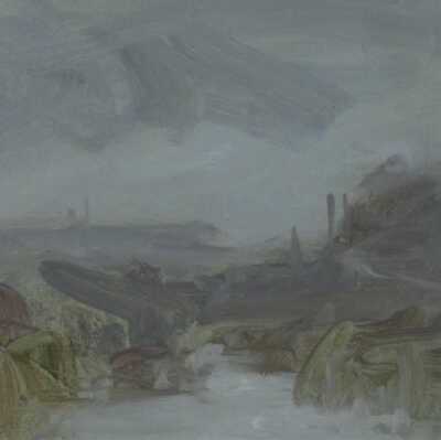 Untitled (Muted seascape/landscape