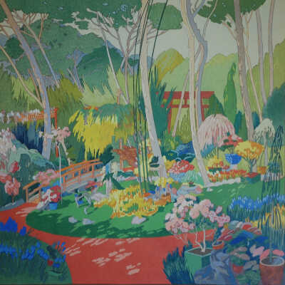 Les Jardins Précieux - Plate 4, "L'All_e Rouge"