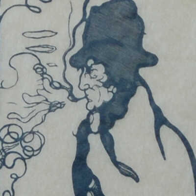 (Portrait of Actor) Henry Irving as Badger