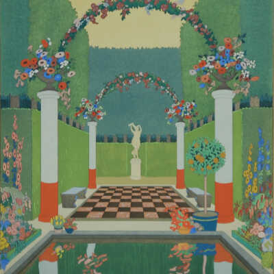 Les Jardins Précieux - Plate 1, "La Salle Verte"