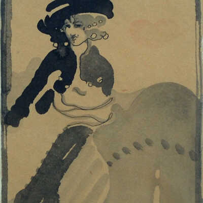 Girl in Black Hat