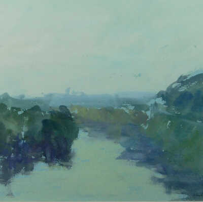 Untitled (Blue and green seascape}