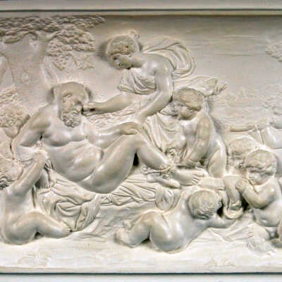 Bas Reliefe Fireplace Frieze