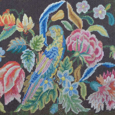 Embroidered Chair Seat