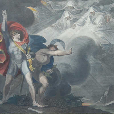 Macbeth, Banquo and the Three Witches (Act II, Scene Ill)