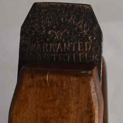 Inscription on blade.