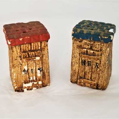 Outhouse Salt and Pepper Shakers