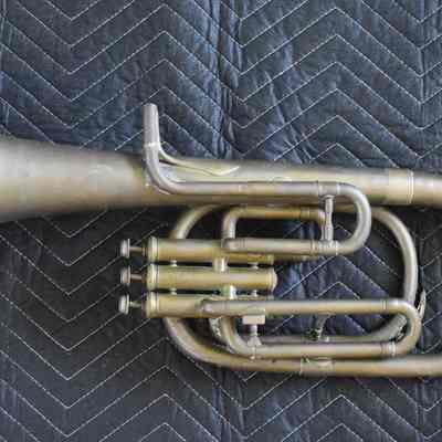 Antique Besson Brass Baritone Horn