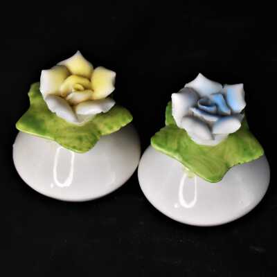 Rose Salt and Pepper Shakers