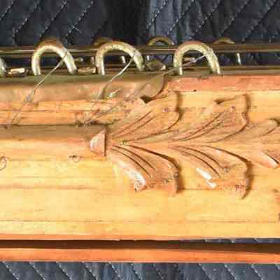 This side features different decorations than the other side.