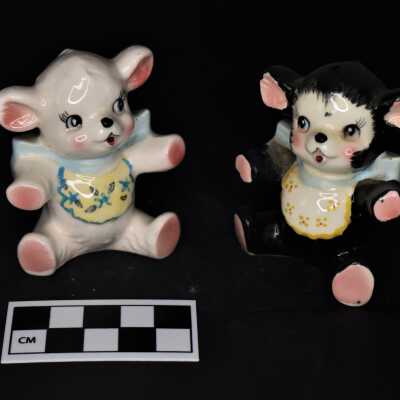 Teddy Bear Salt and Pepper Shakers