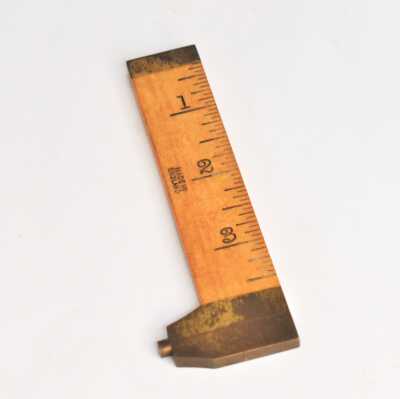 Other Side of Measurement Gauge with Inches