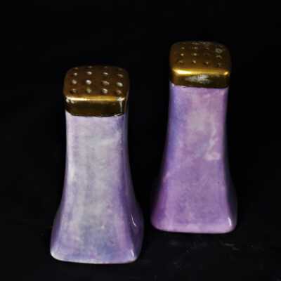 Luster Salt and Pepper Shakers