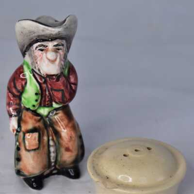 Cowboy and Chamber Pot Salt and Pepper Shakers