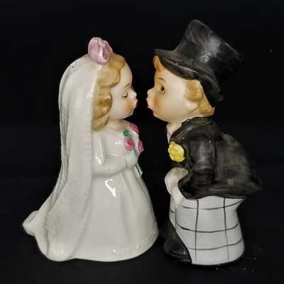 Bride and Groom Salt and Pepper Shakers