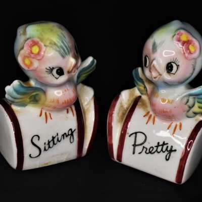 Sitting Pretty Salt and Pepper Shakers
