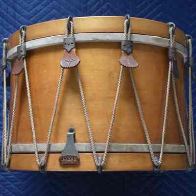 The side of the drum.
