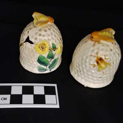 Beehive Salt and Pepper Shakers