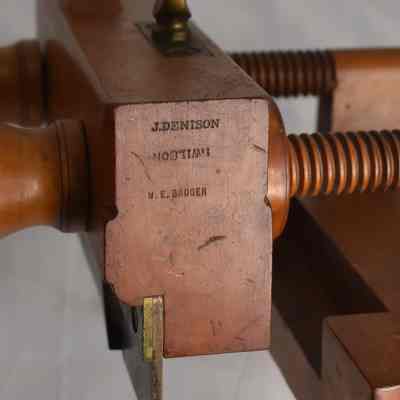 Inscription on side.