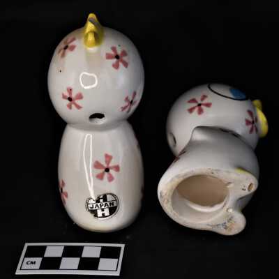 Japan sticker and Holt Howard stamp on base