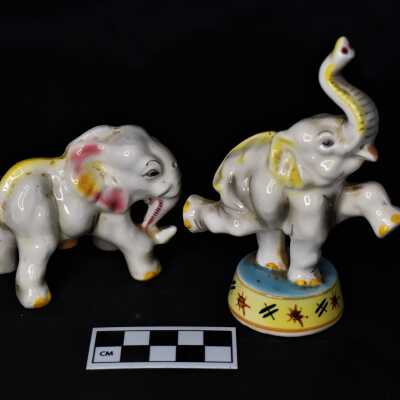 Circus Elephants Salt and Pepper Shakers