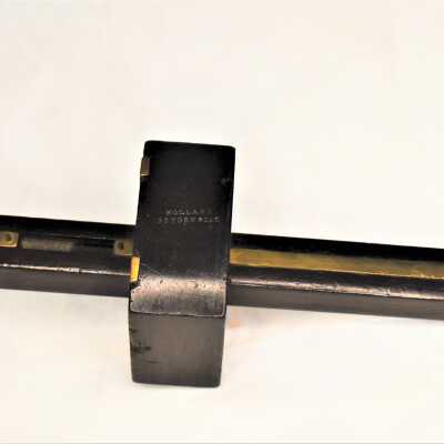 Bottom View of Marking Gauge with Inscription: "Holland 93 Yorkroad"